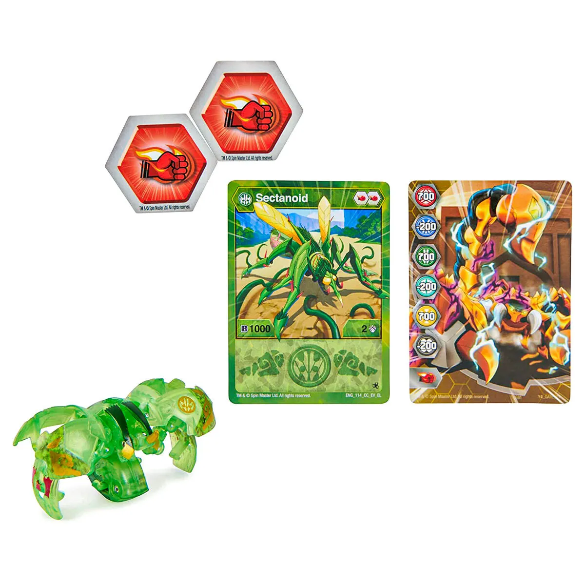 Bakugan Evolutions Elemental-Rare Sectanoid Core Pack