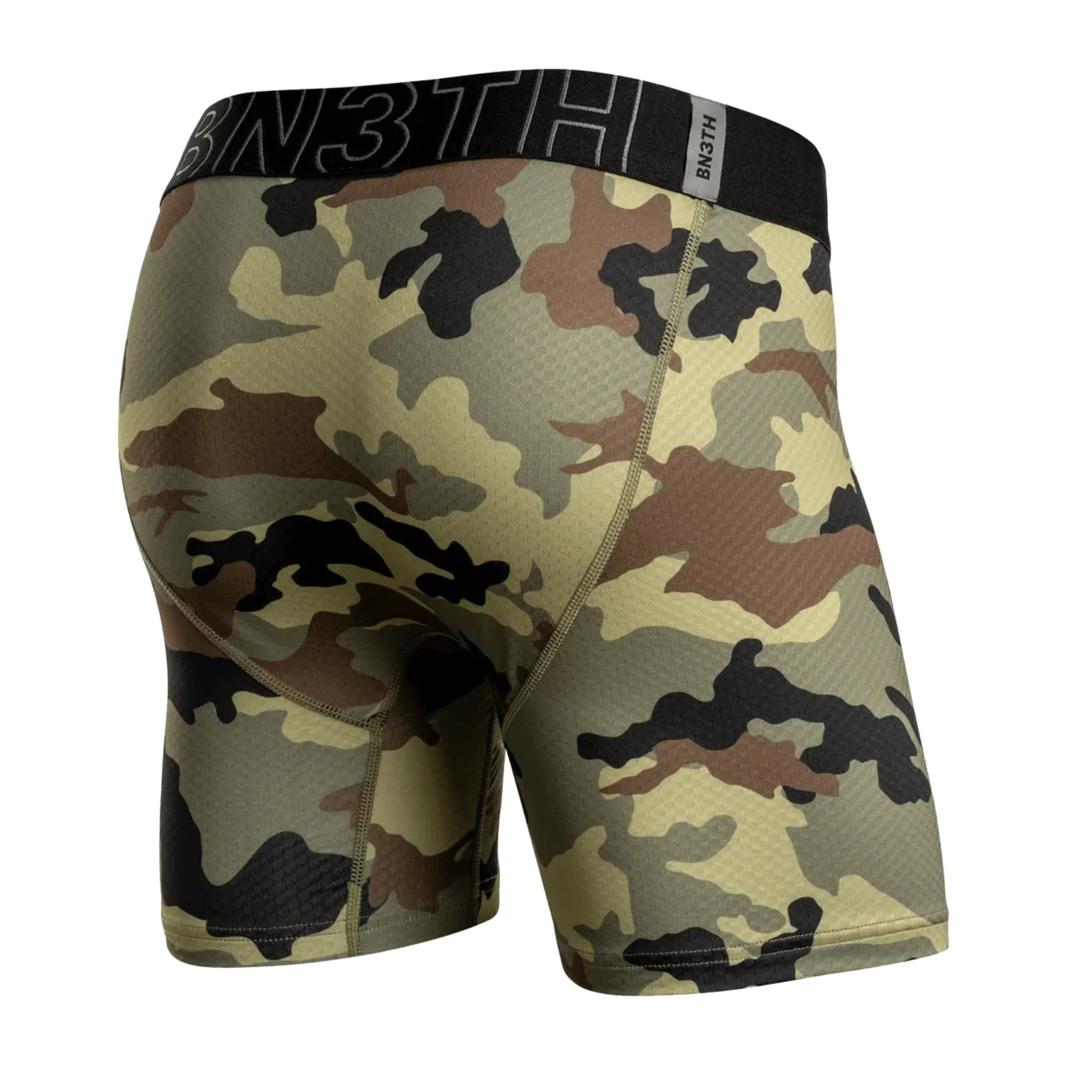 BN3TH Men's Entourage Boxer Brief Oversized Camo-Green