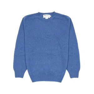 Harley Lambswool Jumper in Soft Denim