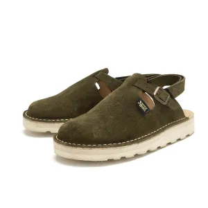 Heidi Kids Clog Olive Suede