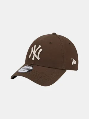 League NY Cap Soft Brown/White