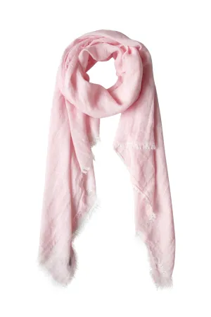 Pink scarf in soft blend