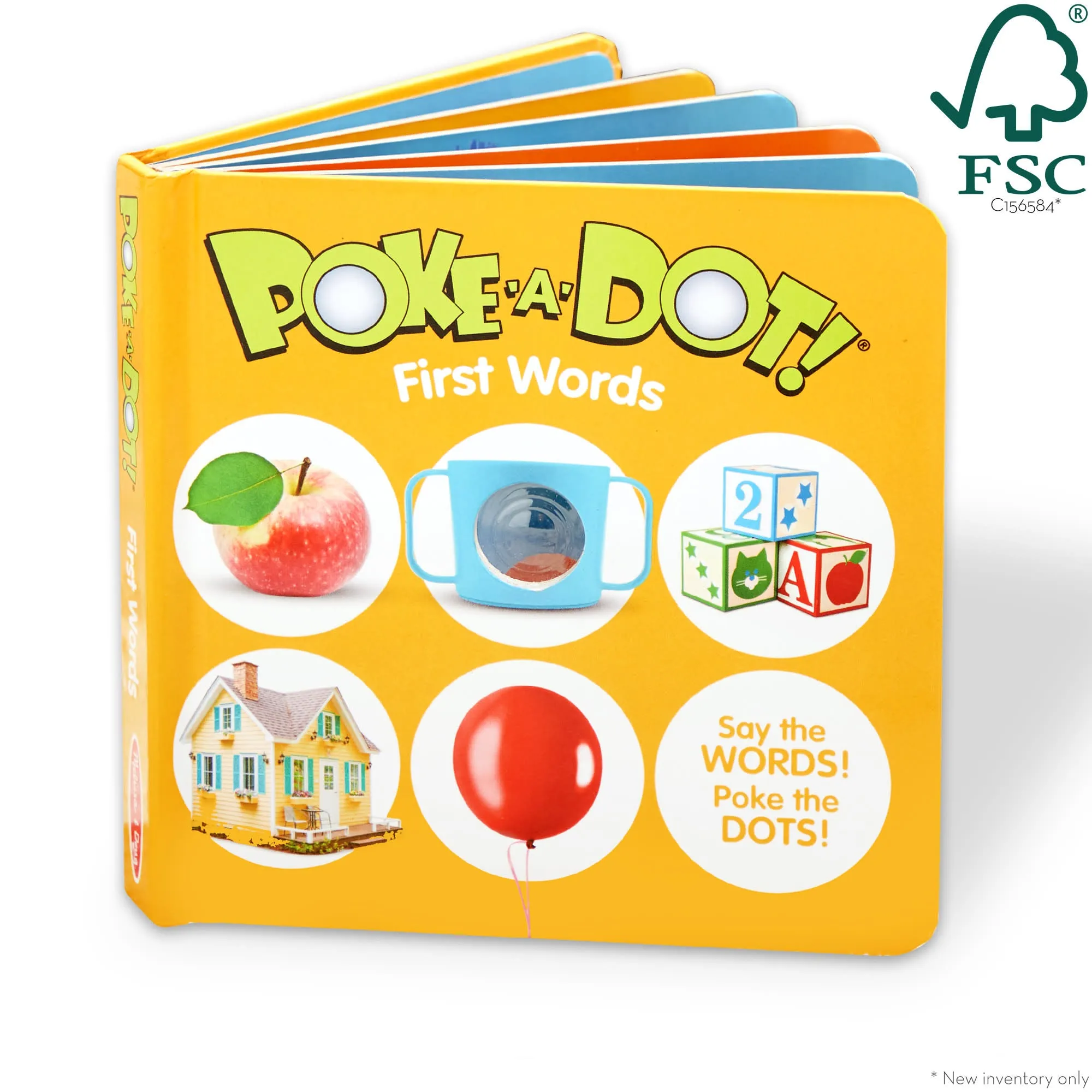 Poke-a-Dot: First Words Board Book