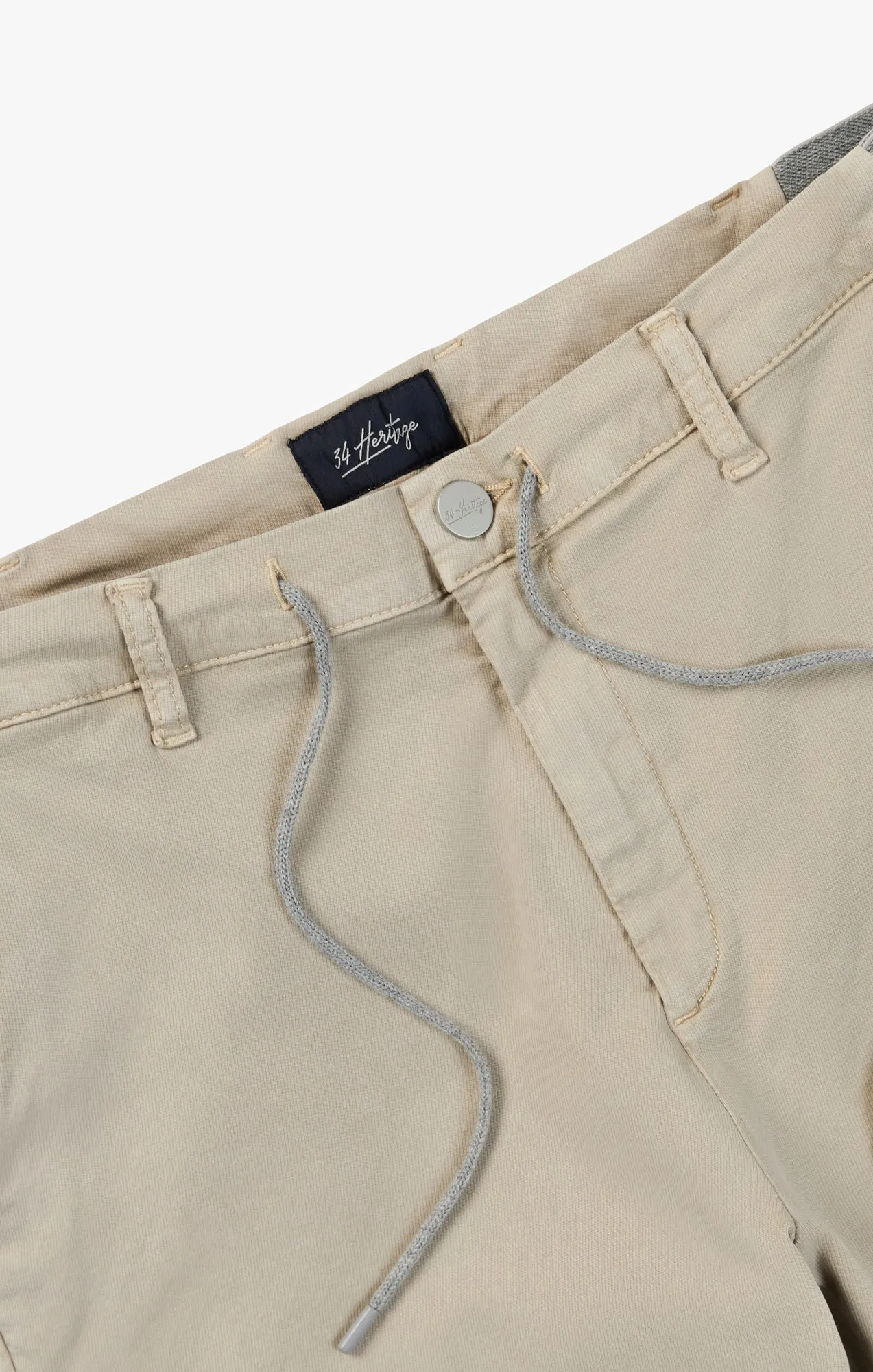 Ravenna Drawstring Shorts In Sand Soft Touch