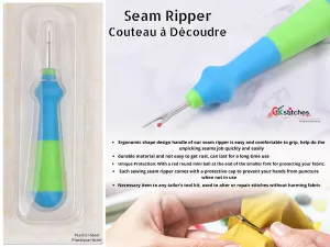 Seam Ripper with soft handle