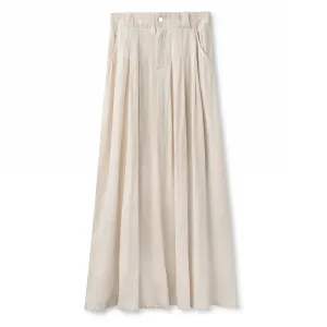 Soft Linen Skirt IN: Vanilla