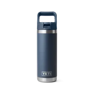 Yeti Rambler 18 Oz Straw Bottle Navy